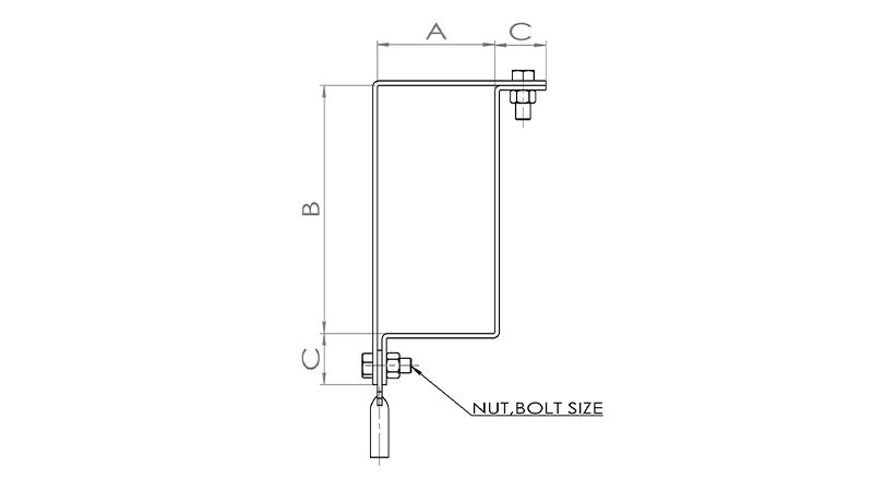 Rectangular Steel Clamp - A